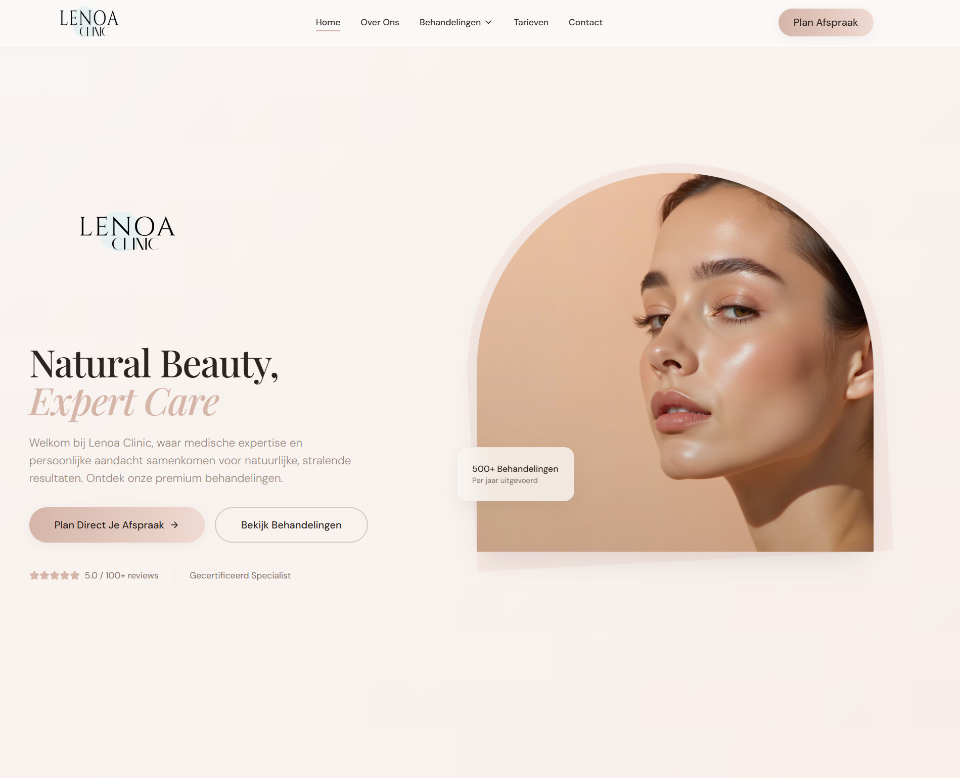 Lenoa Clinic website project